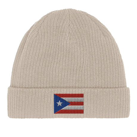 Bonnet coton drapeau porto rico broderie usage quotidien