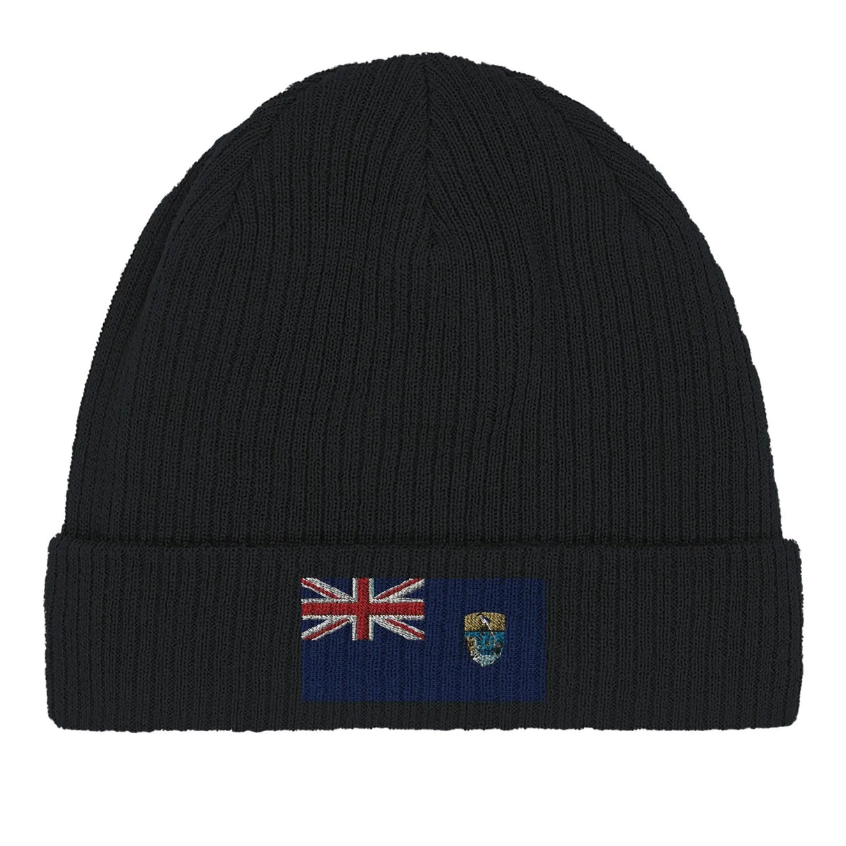 Bonnet coton drapeau tristan da cunha broderie confortable