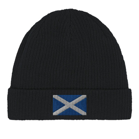 Bonnet coton écosse broderie drapeau respirabilité optimale
