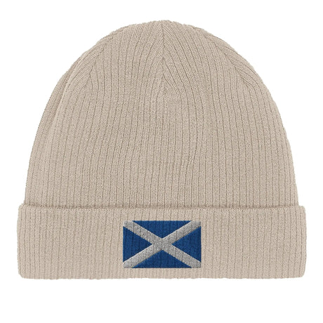 Bonnet coton écosse broderie drapeau respirabilité optimale