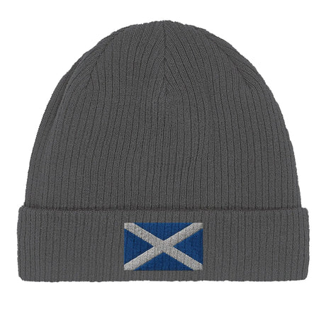 Bonnet coton écosse broderie drapeau respirabilité optimale