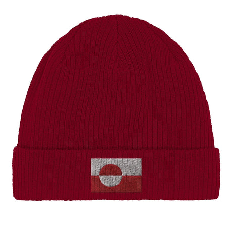 Bonnet coton groenland broderie confort respirabilité