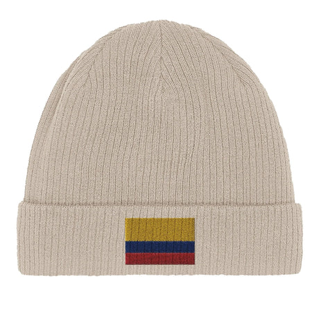 Bonnet coton naturel colombie broderie usage quotidien