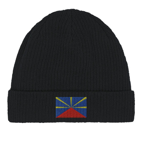 Bonnet coton naturel la réunion broderie usage quotidien