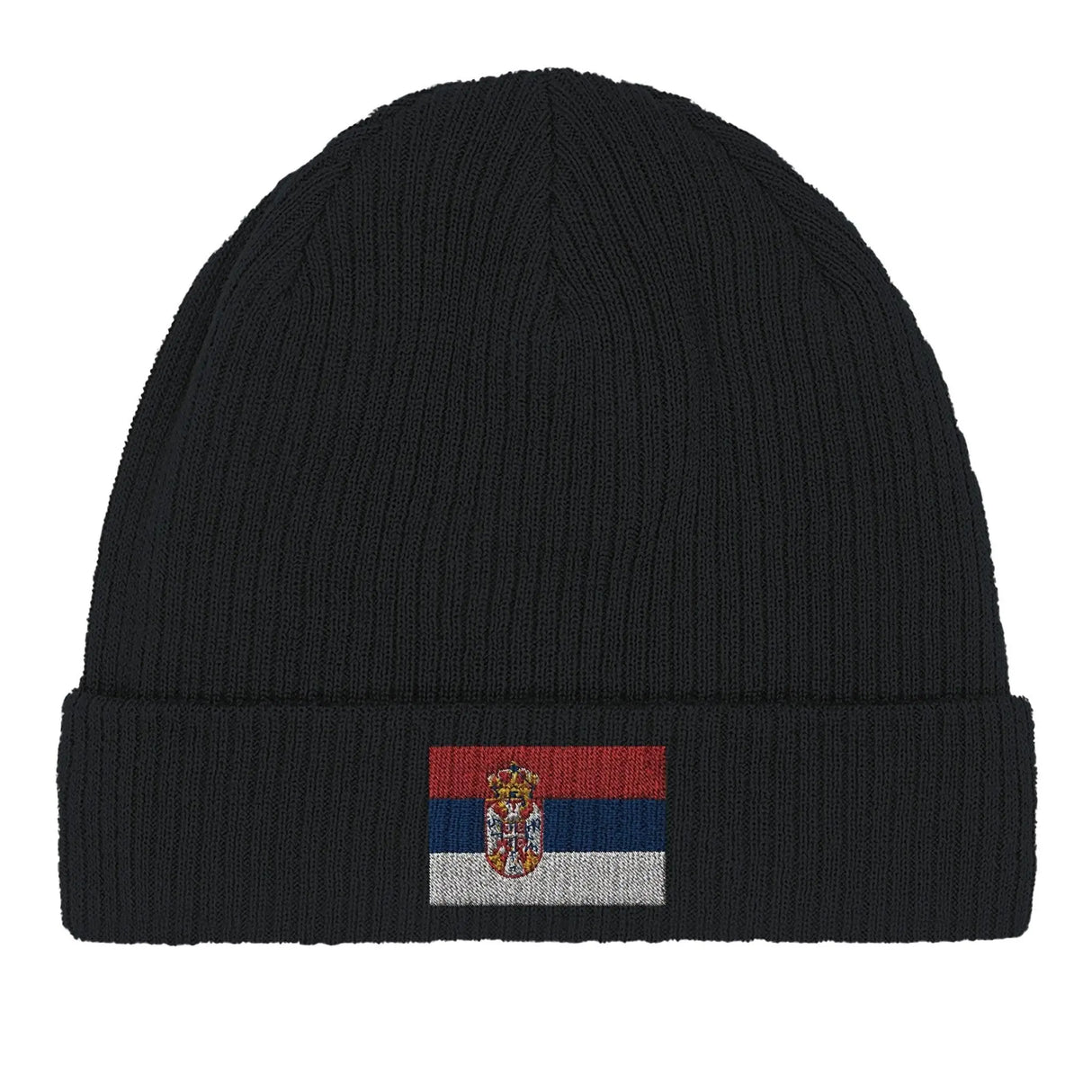Bonnet coton serbie broderie drapeau respirabilité optimale
