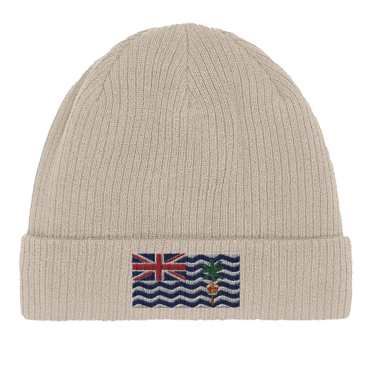 Bonnet en coton drapeau territoire britannique broderie