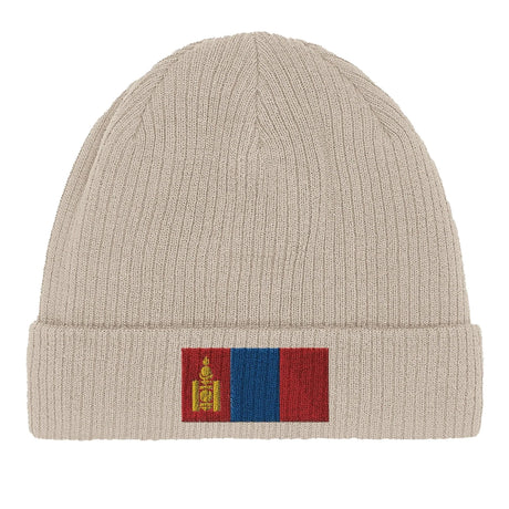 Bonnet mongolie coton naturel broderie usage quotidien