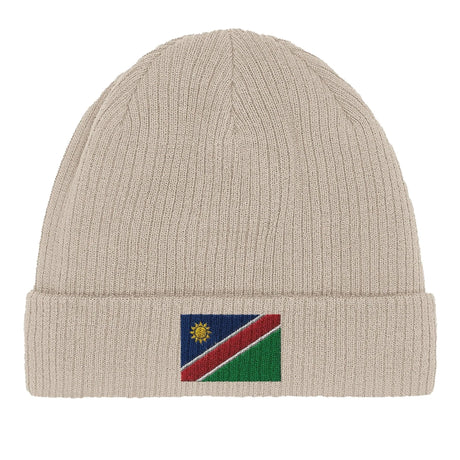 Bonnet namibie coton naturel broderie usage quotidien