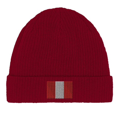 Bonnet pérou coton naturel broderie usage quotidien