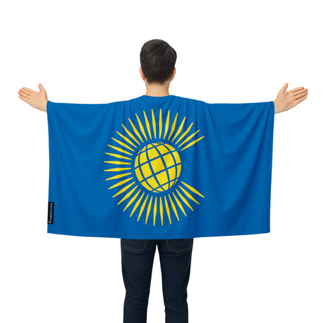 Cape drapeau commonwealth polyester léger à enfiler