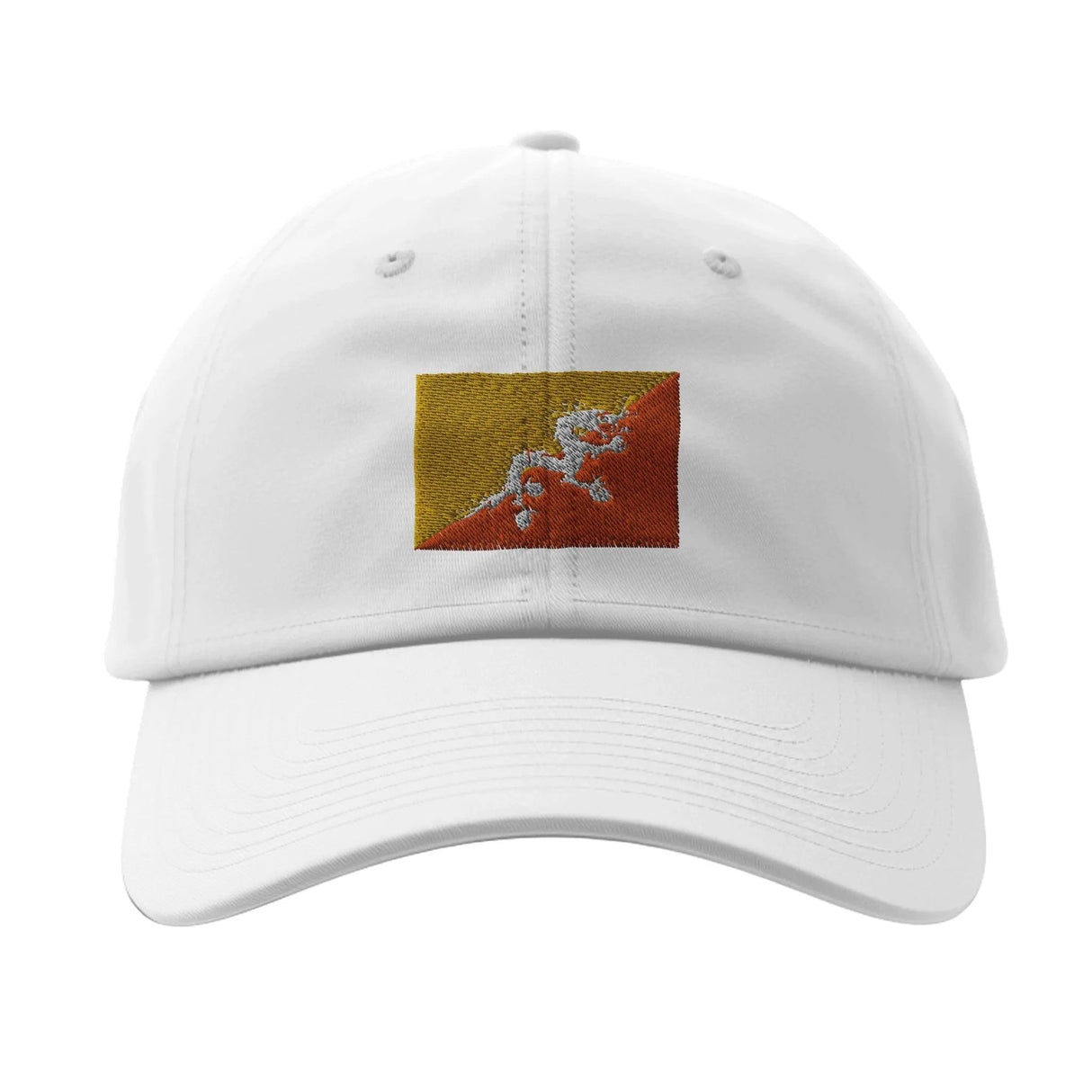 Casquette bhoutan coton brodée confortable couleurs vives