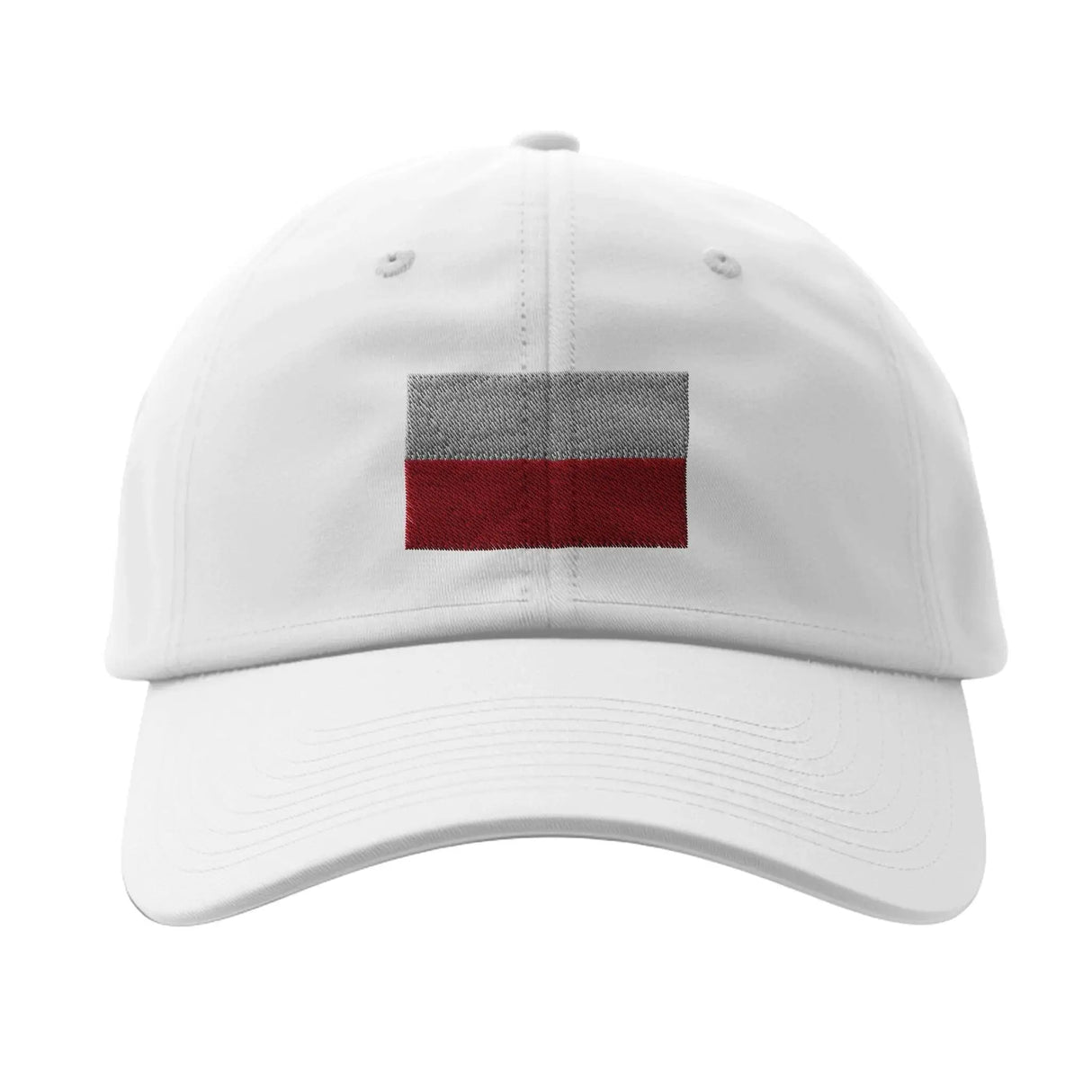 Casquette coton pologne brodée aux couleurs polonaises
