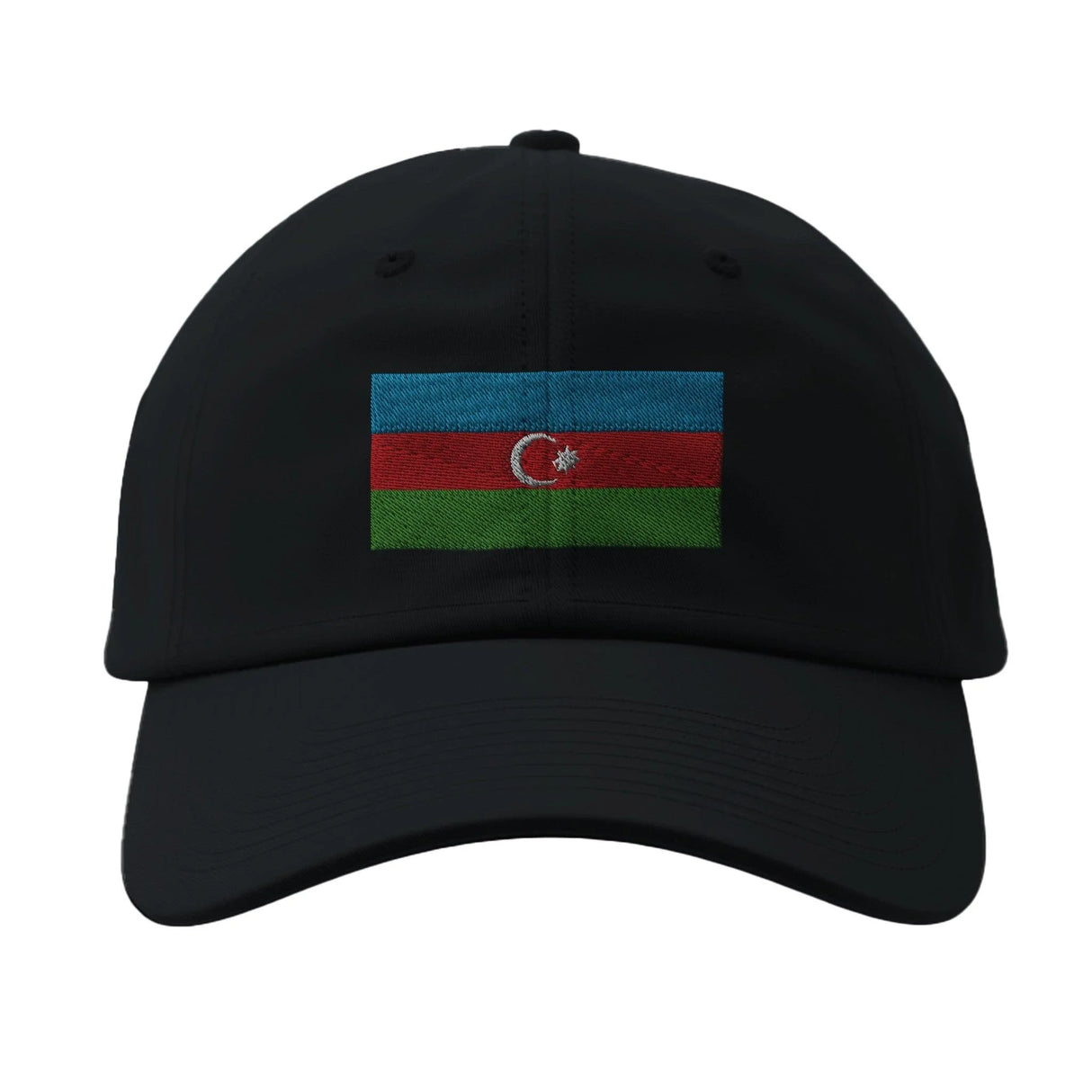 Casquette drapeau azerbaïdjan coton broderie durable