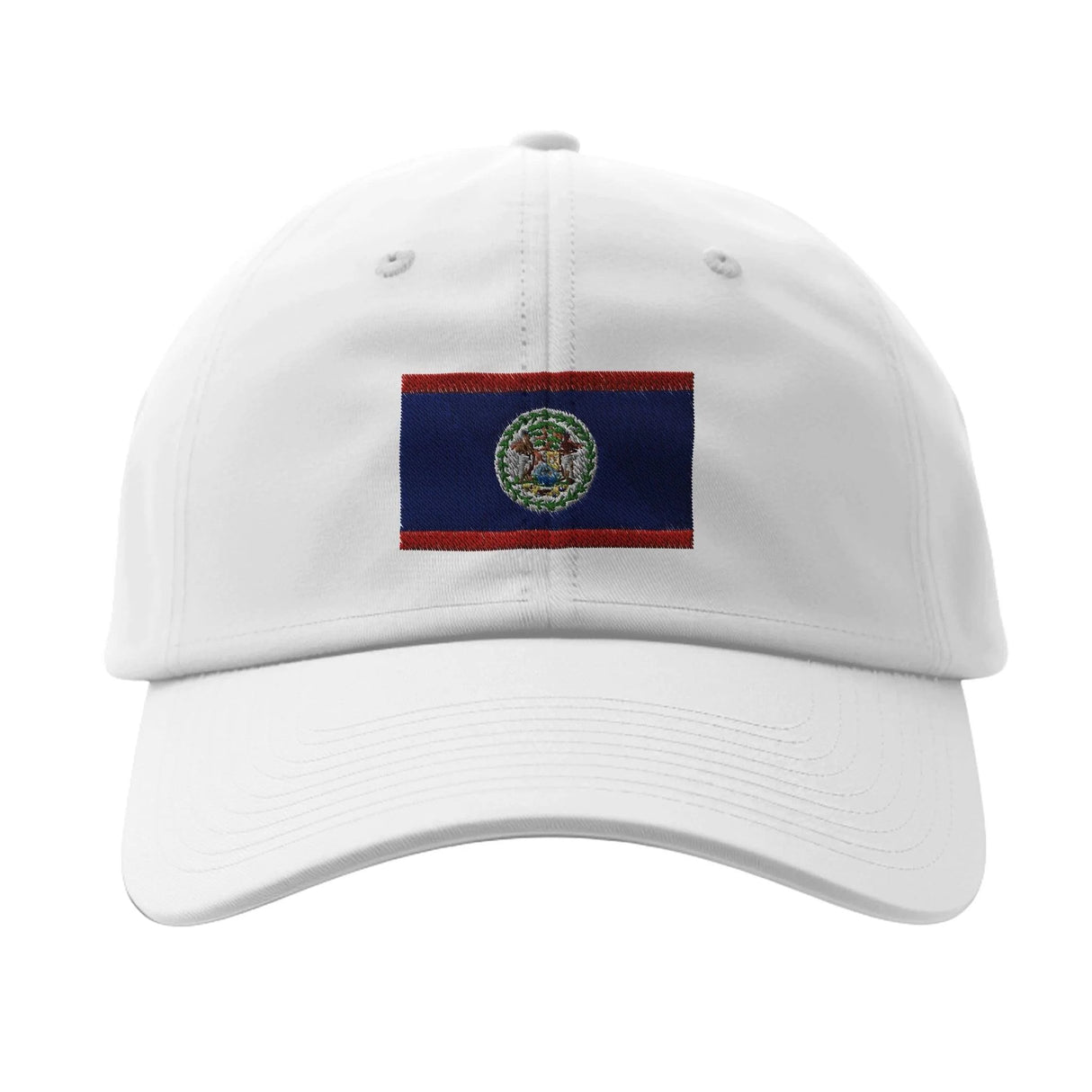 Casquette drapeau belize coton broderie design épuré