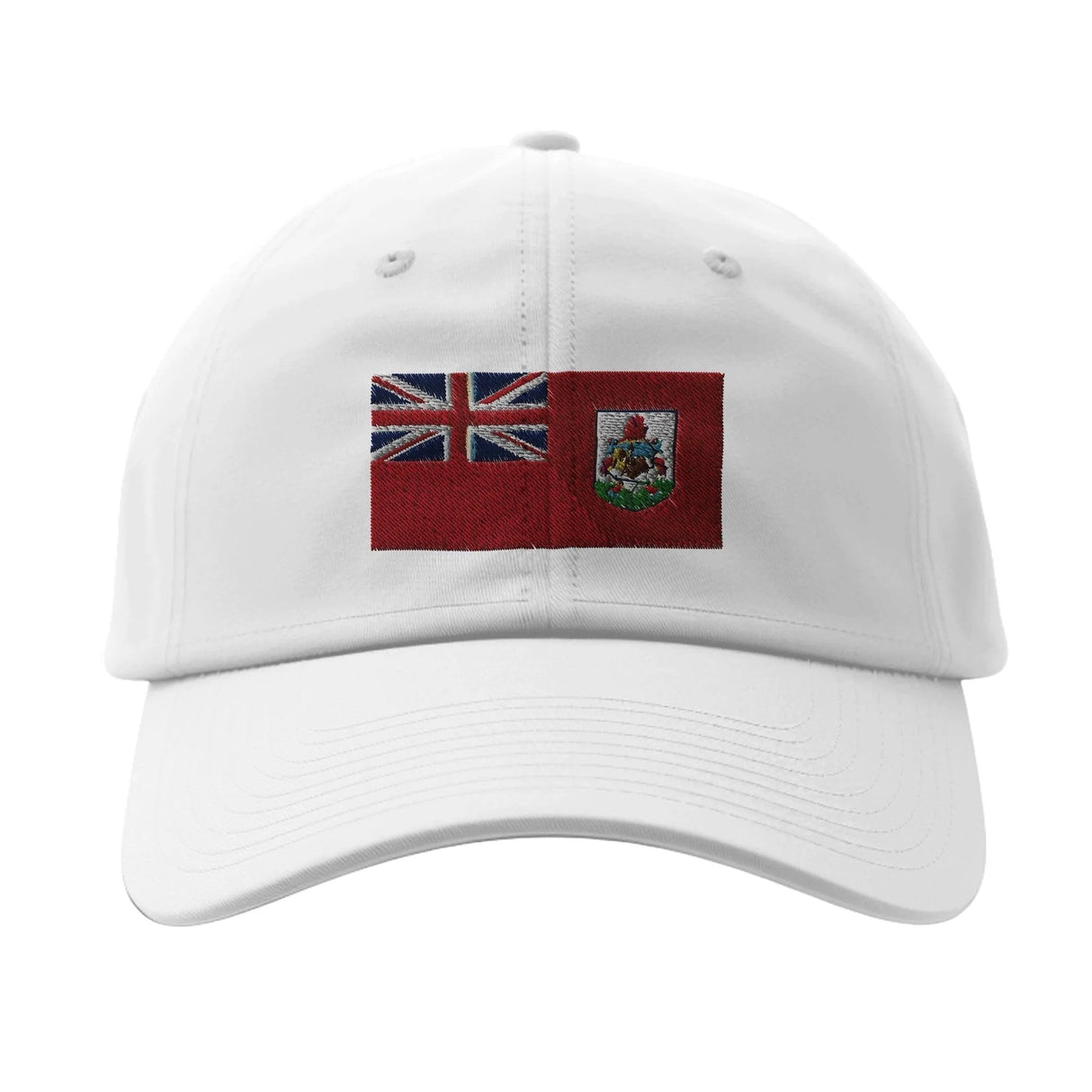 Casquette drapeau bermudes coton brodée confortable