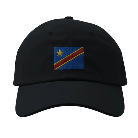 Casquette drapeau congo coton brodée république démocratique