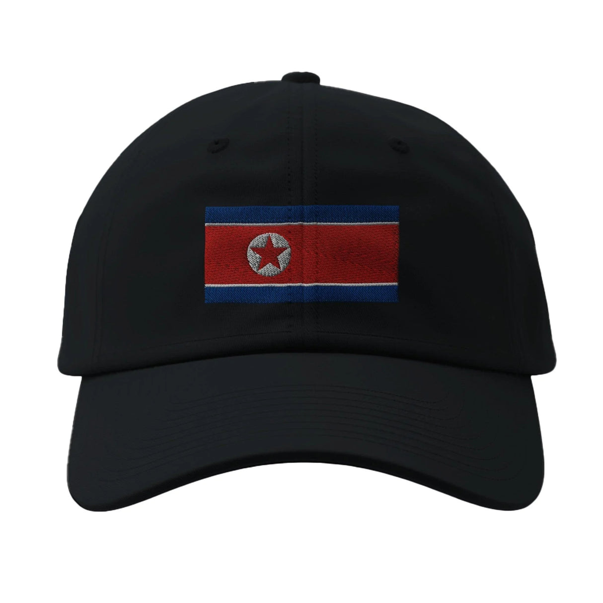 Casquette drapeau corée du nord coton broderie durable