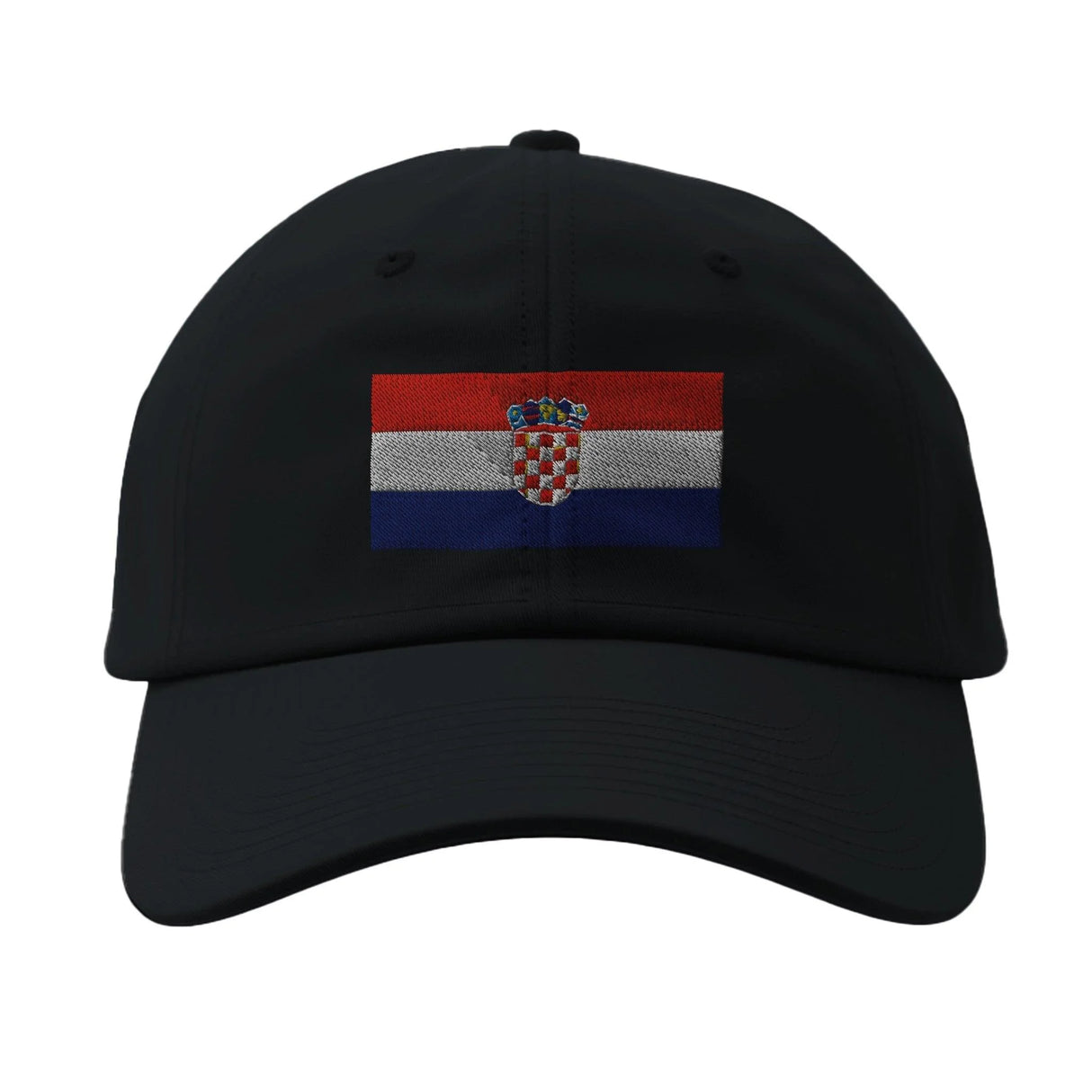 Casquette drapeau croatie coton brodée confortable couleurs