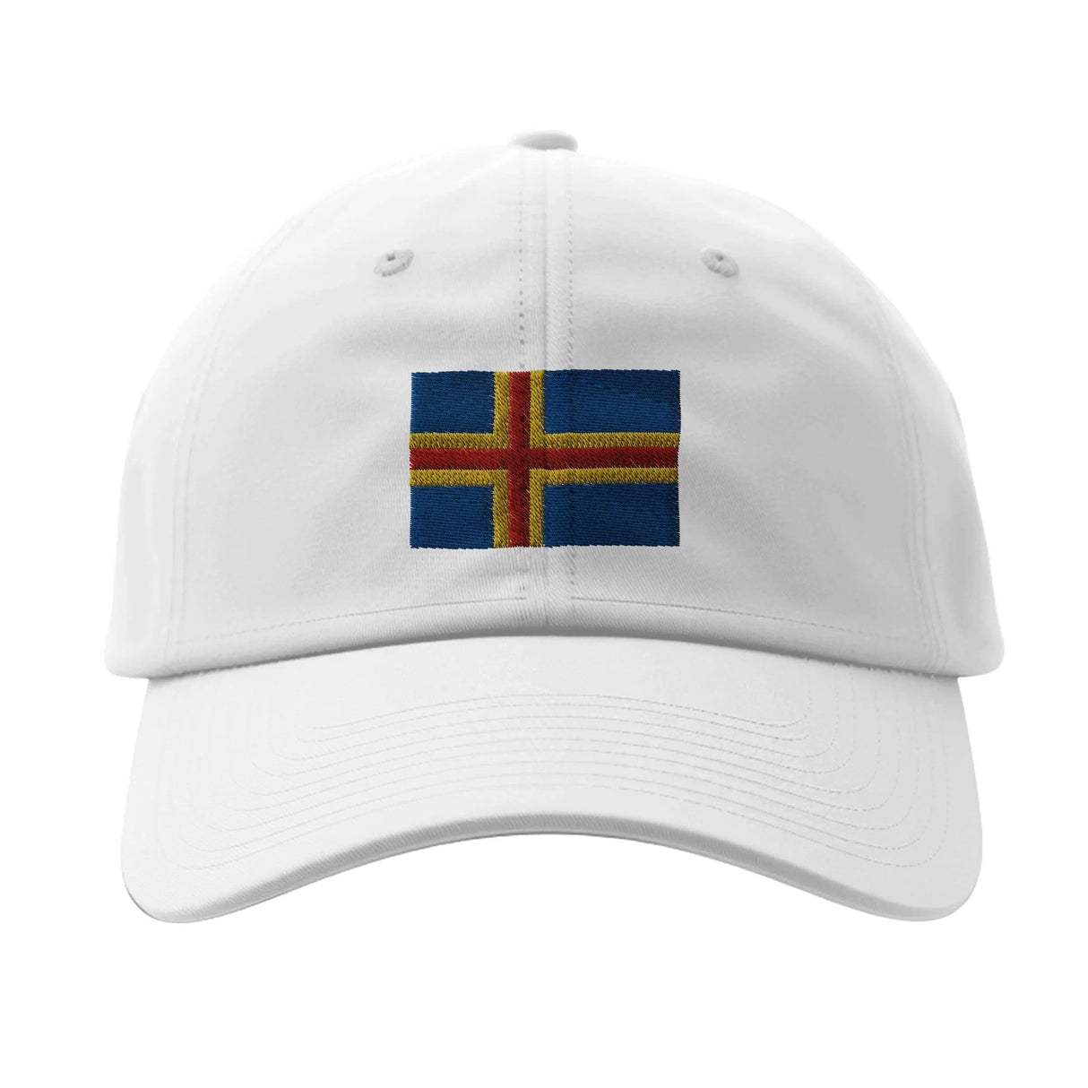 Casquette drapeau d’åland coton broderie confortable