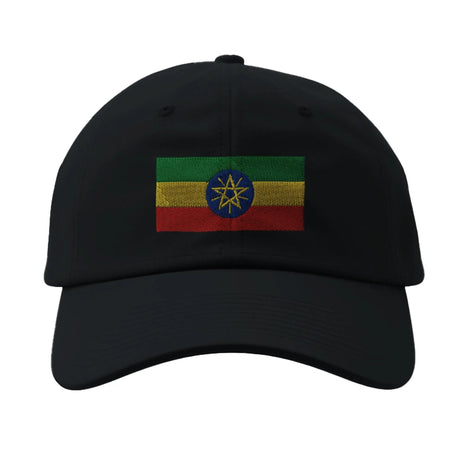Casquette drapeau éthiopie coton broderie confortable