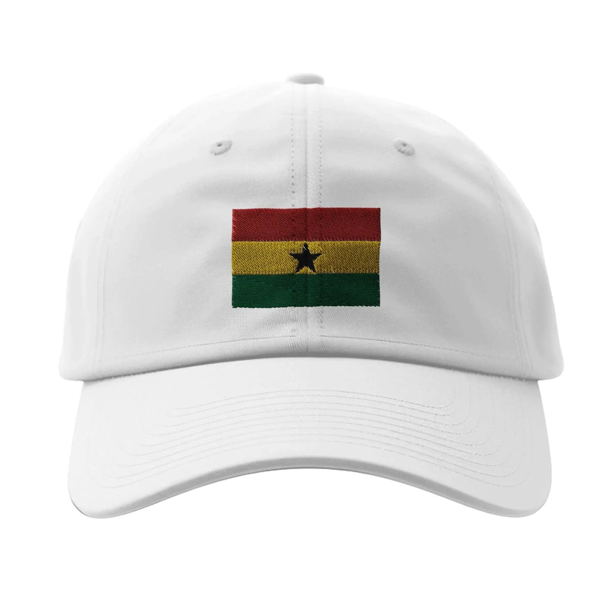 Casquette drapeau ghana coton brodé style confortable