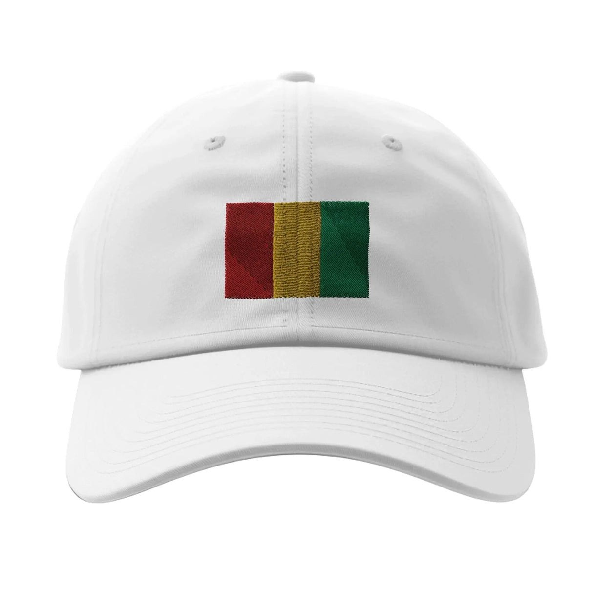 Casquette drapeau guinée coton brodée usage quotidien