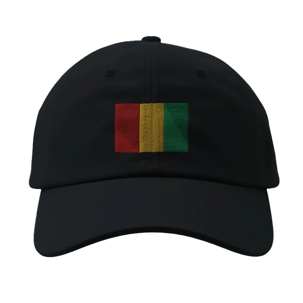 Casquette drapeau guinée coton brodée usage quotidien