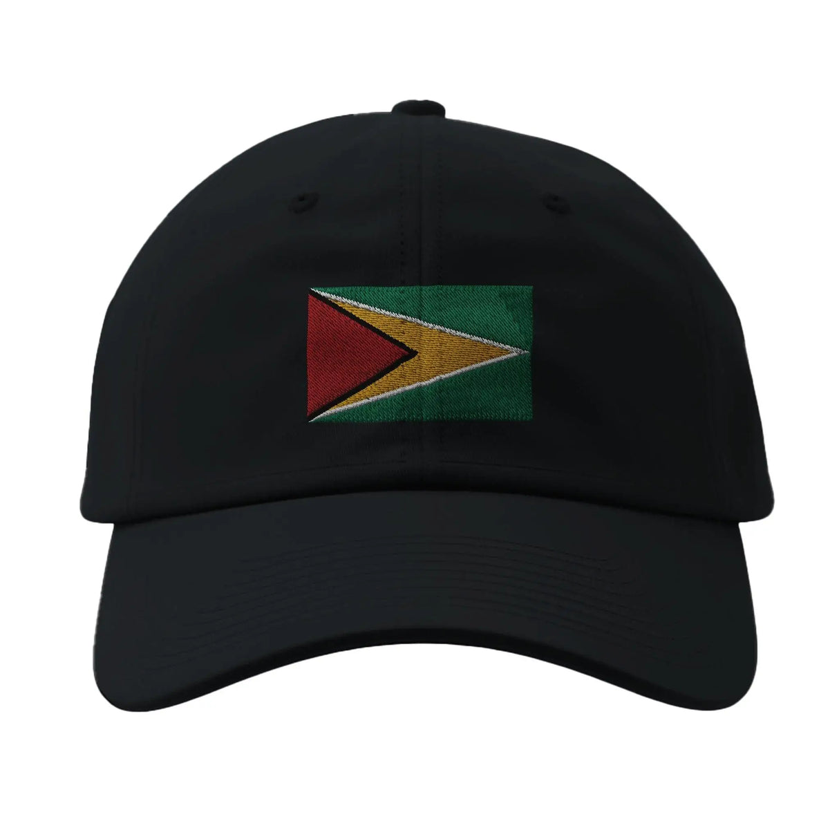 Casquette drapeau guyana coton brodée confortable
