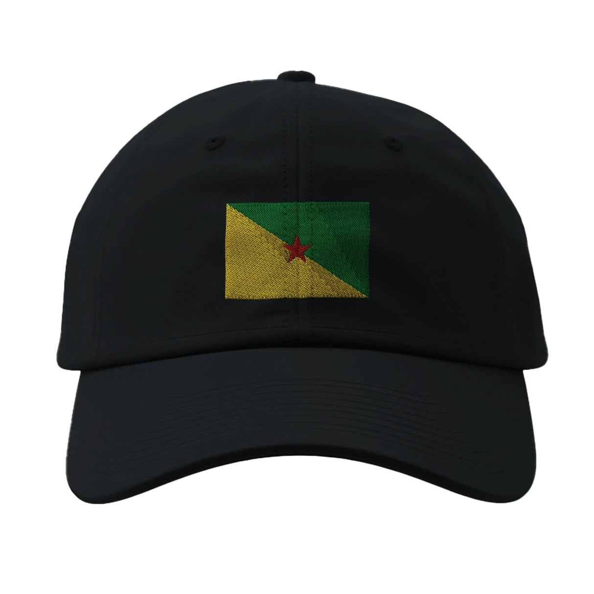 Casquette drapeau guyane coton brodée confortable