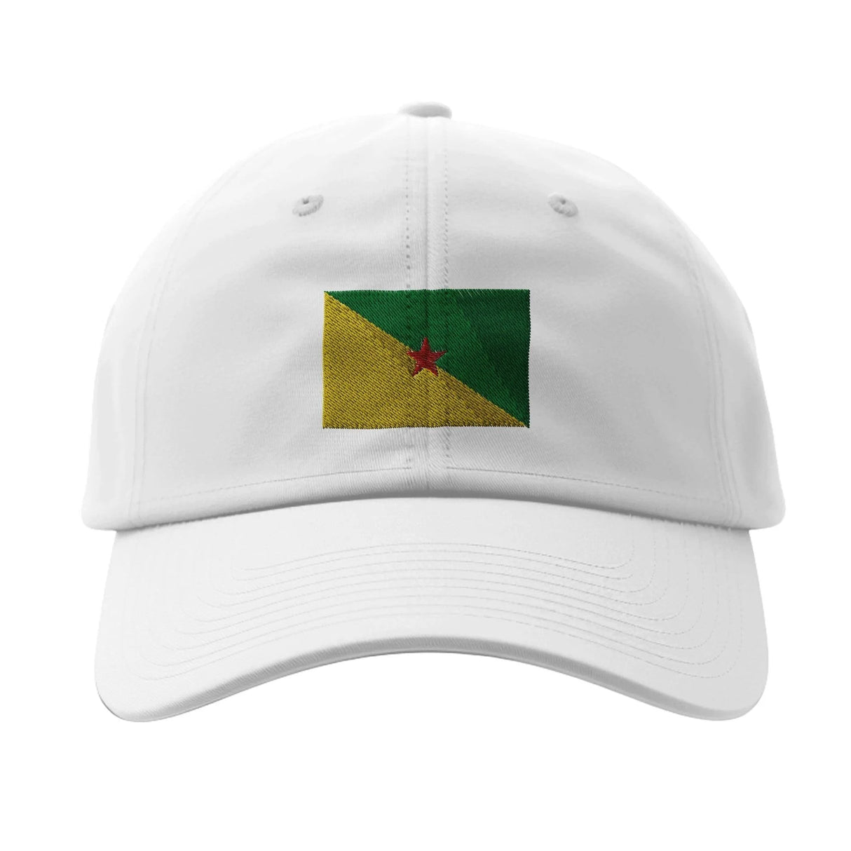 Casquette drapeau guyane coton brodée confortable
