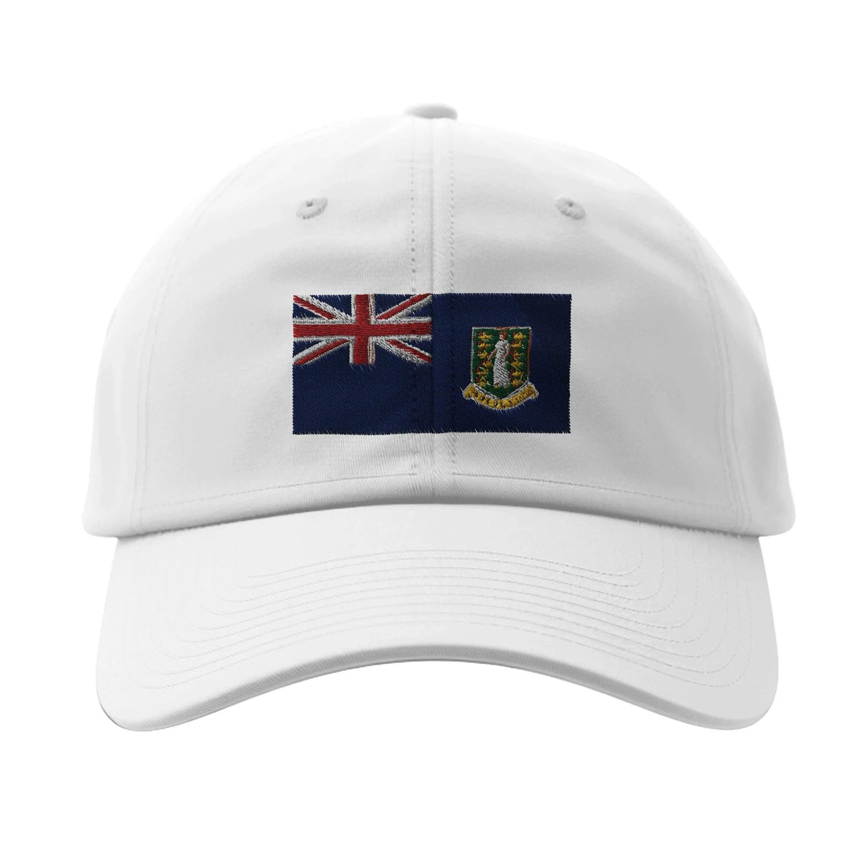 Casquette drapeau îles vierges britanniques coton broderie