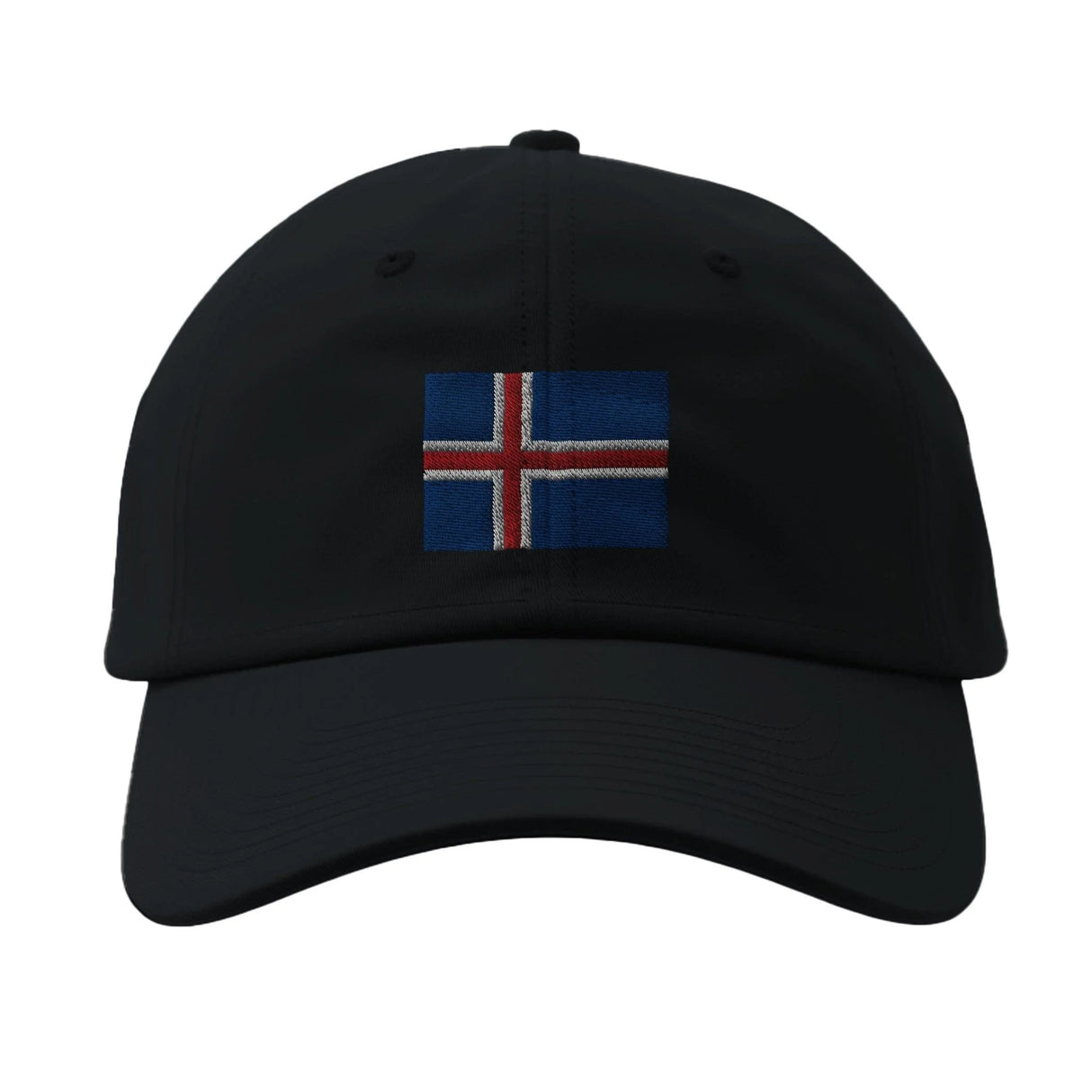 Casquette drapeau islande coton brodée usage quotidien
