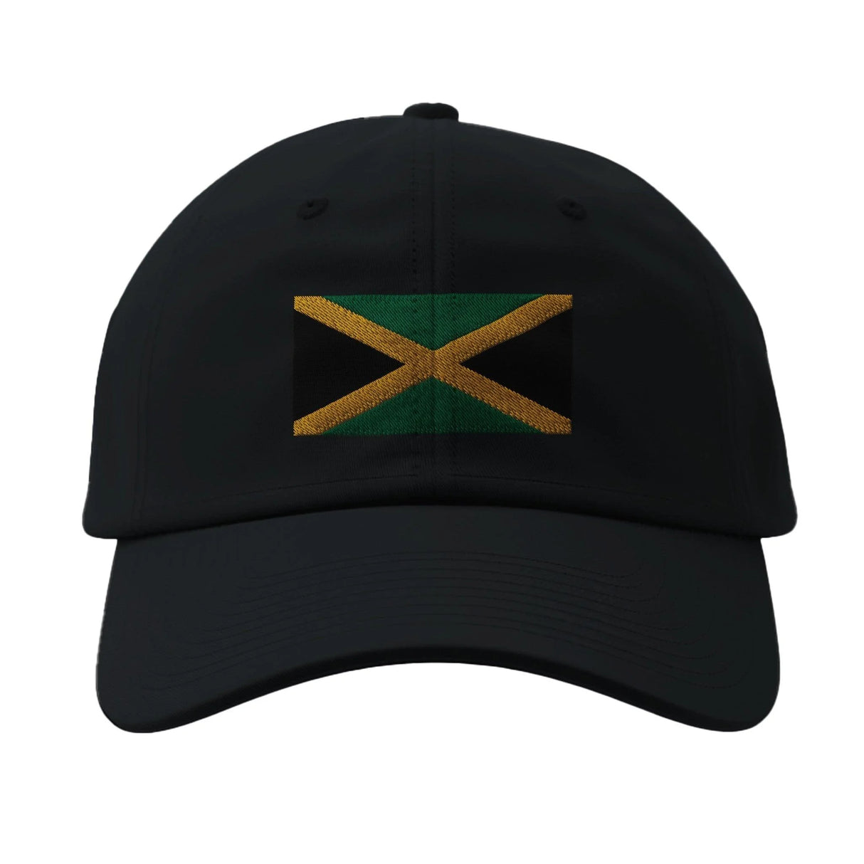 Casquette drapeau jamaïque coton brodée style épuré