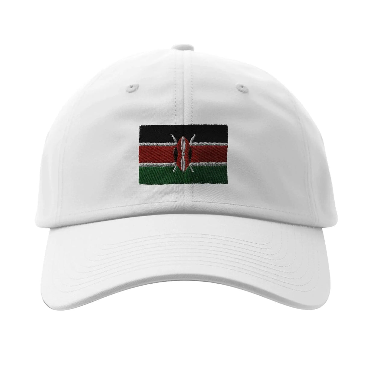 Casquette drapeau kenya coton broderie couleurs vives