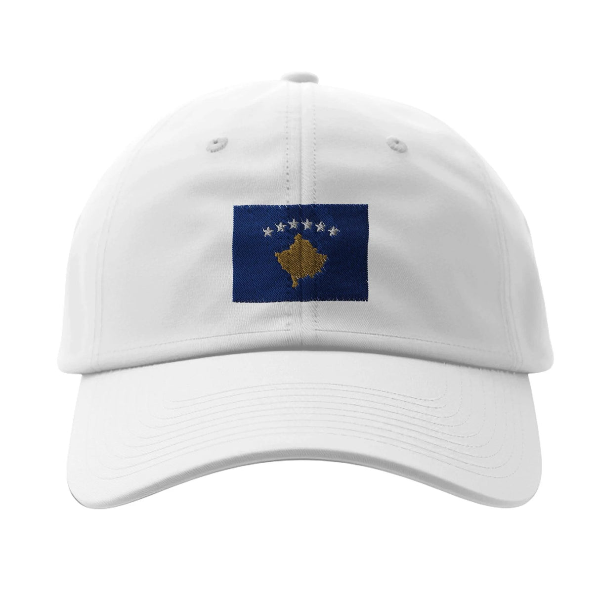 Casquette drapeau kosovo coton broderie matériau durable