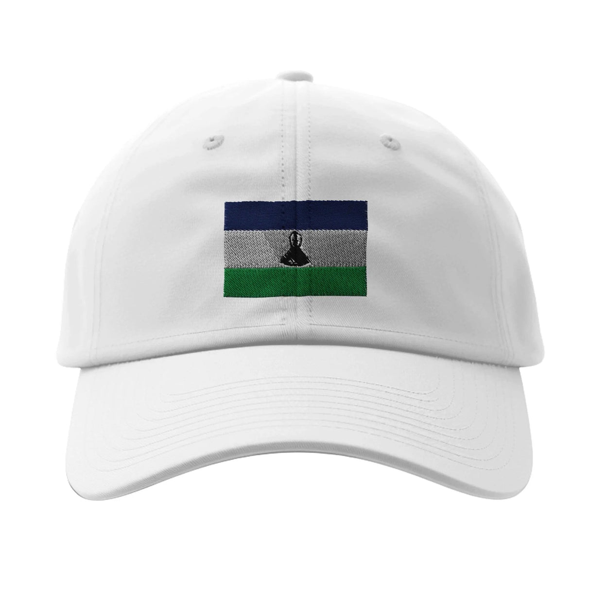 Casquette drapeau lesotho coton brodé confortable durable