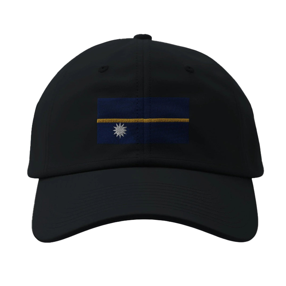 Casquette drapeau nauru coton broderie style épuré