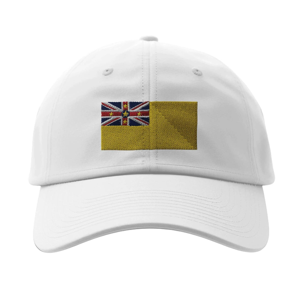 Casquette drapeau niue coton brodée pour usage quotidien