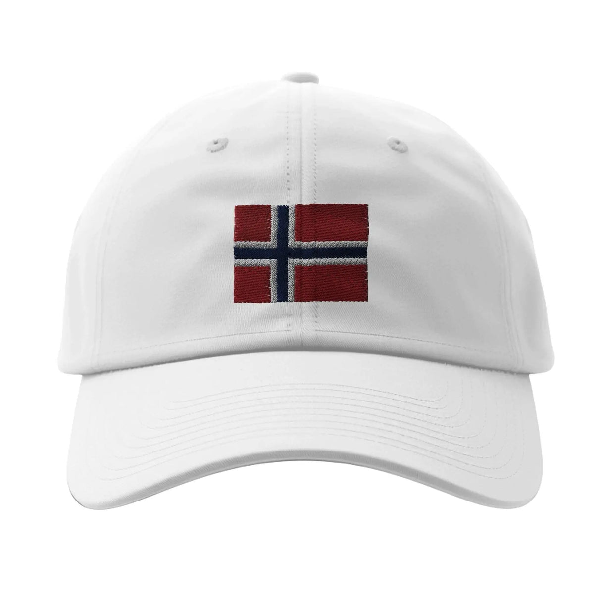 Casquette drapeau norvège coton broderie confortable
