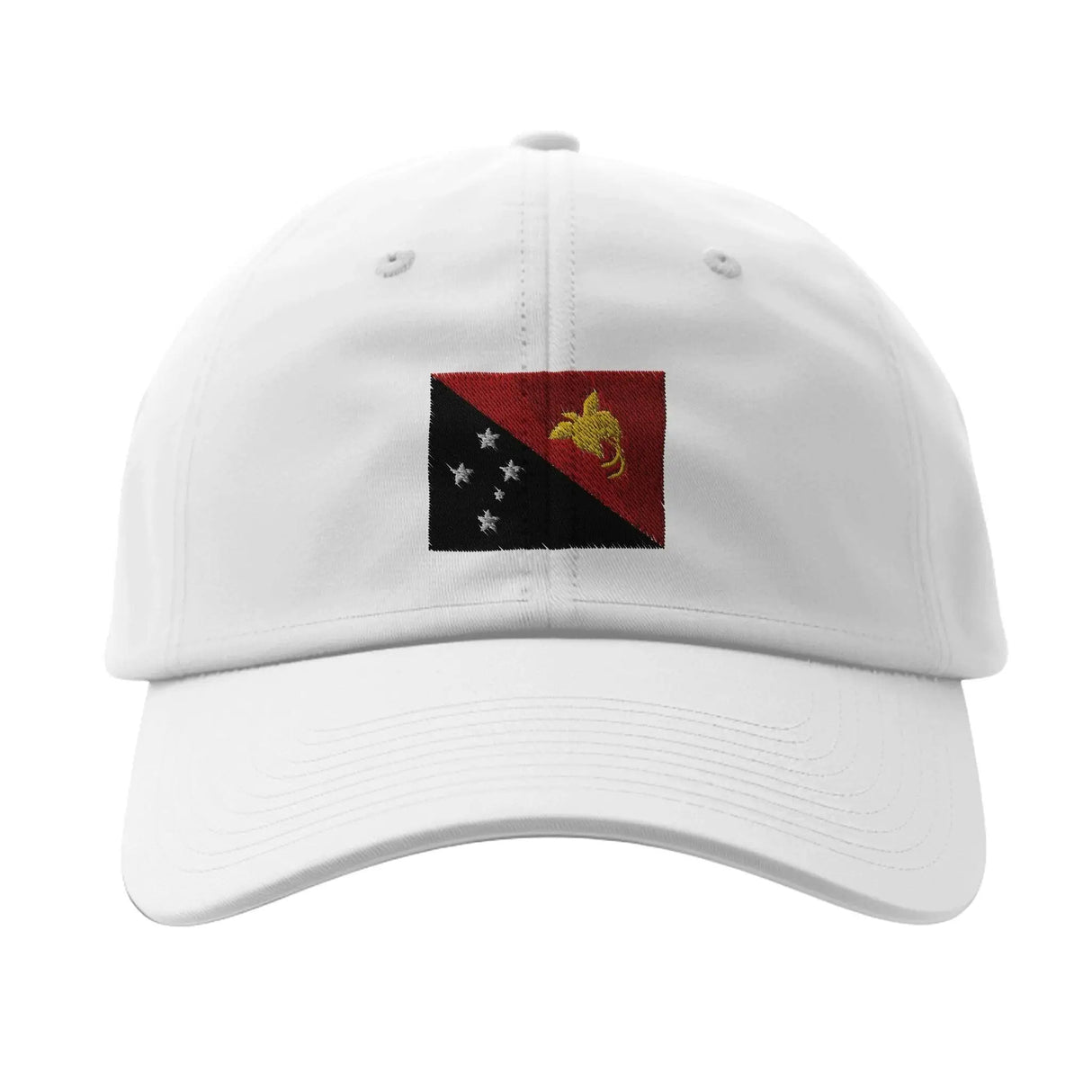 Casquette drapeau papouasie-nouvelle-guinée coton brodée