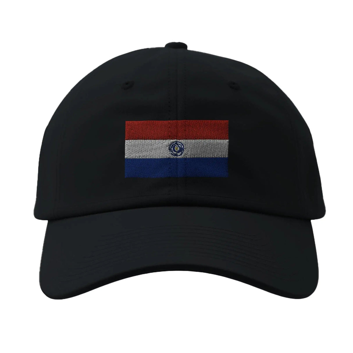 Casquette drapeau paraguay coton broderie matériau durable