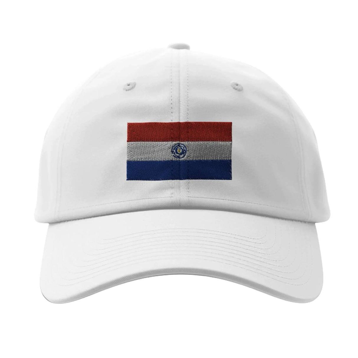 Casquette drapeau paraguay coton broderie matériau durable