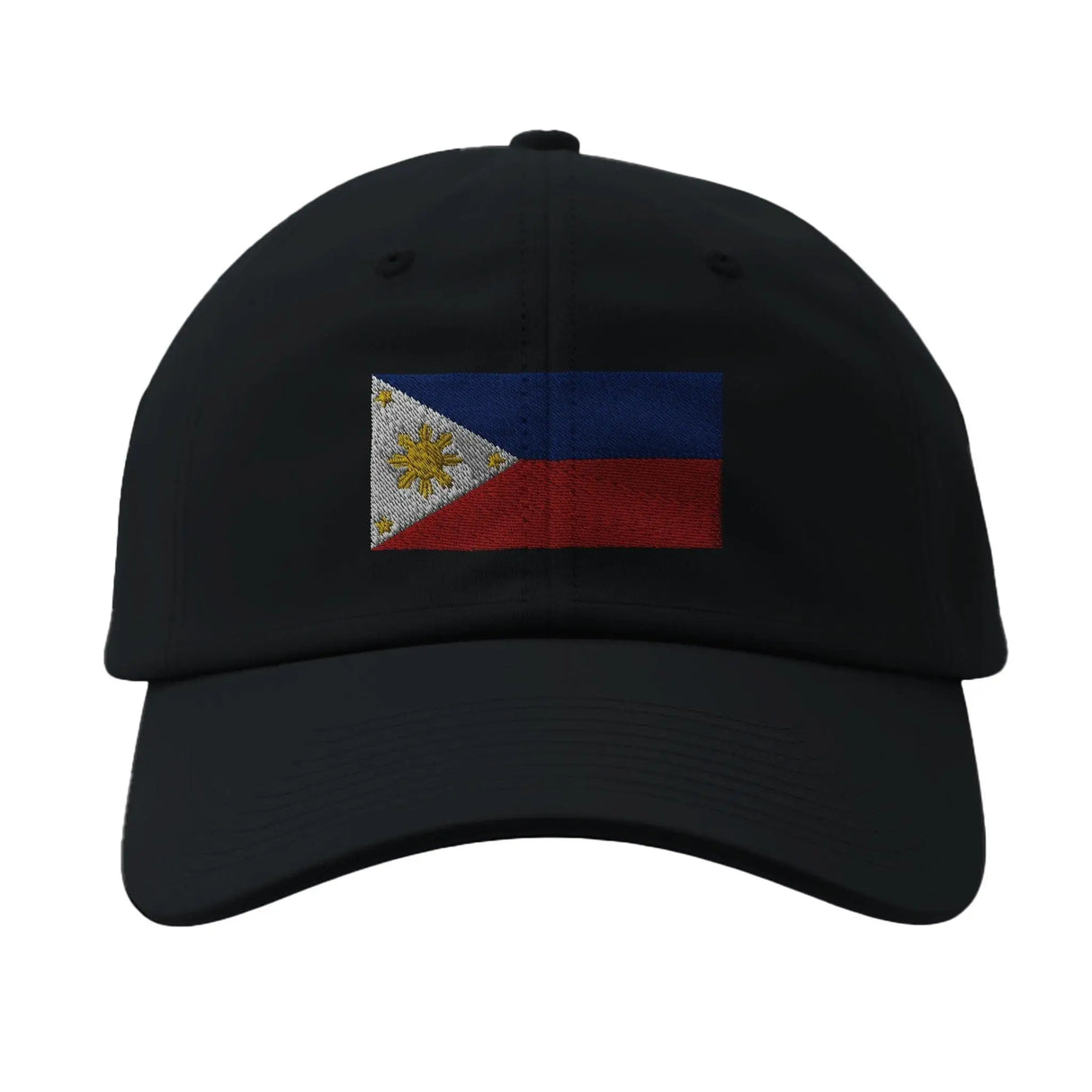 Casquette drapeau philippines coton broderie confortable