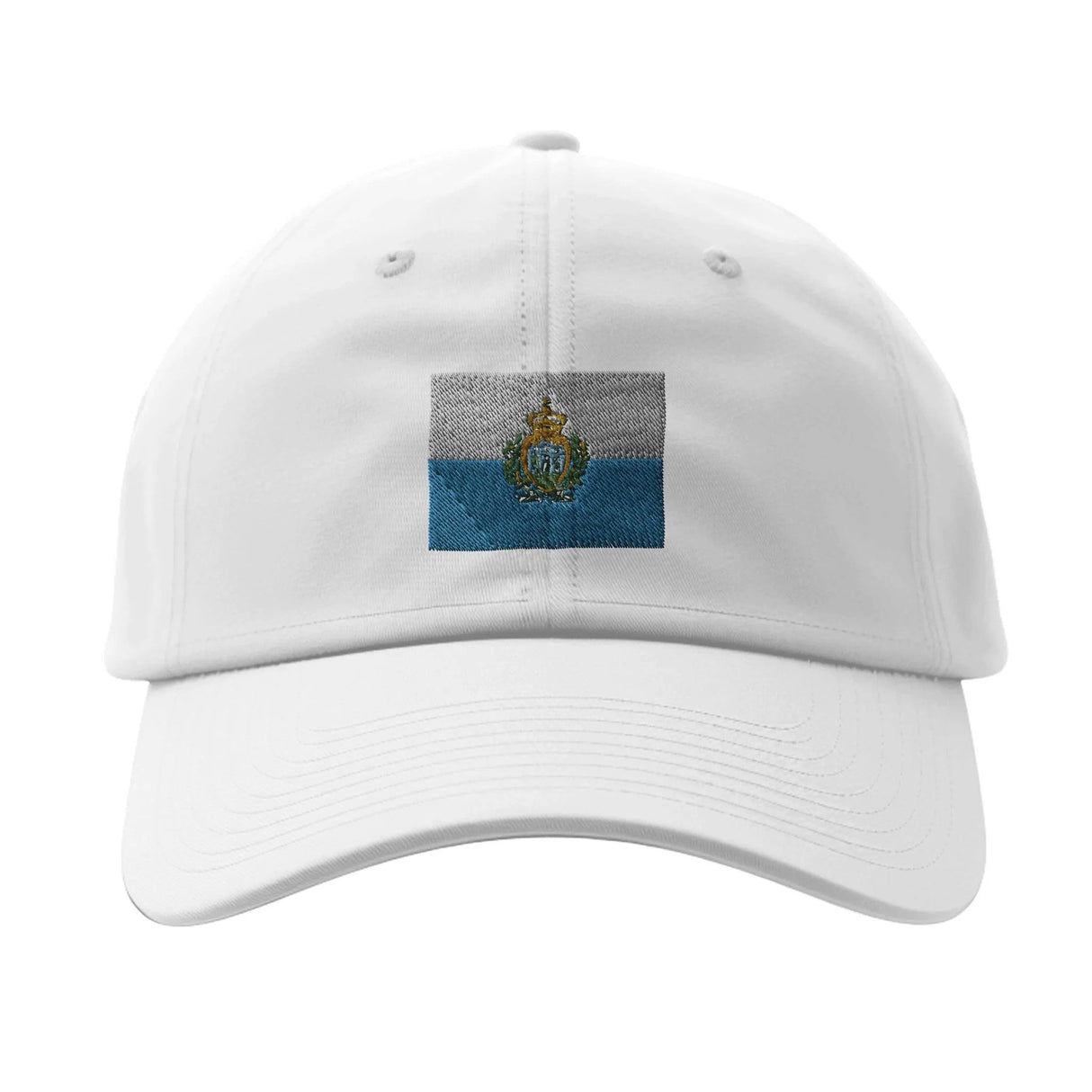 Casquette drapeau saint-marin coton broderie confortable