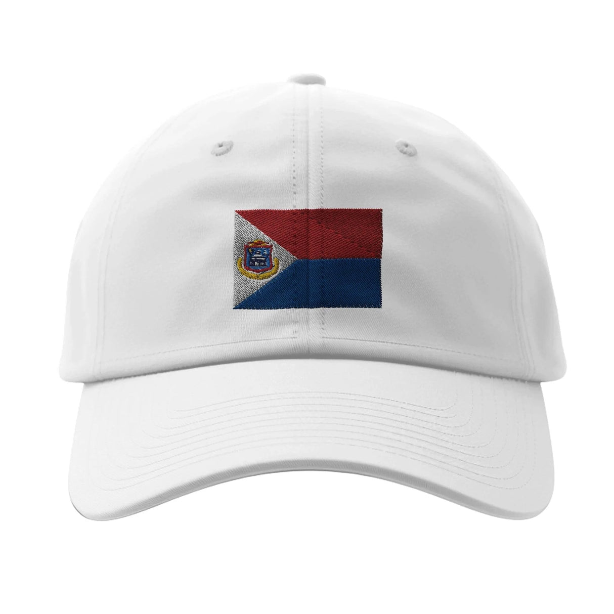 Casquette drapeau saint-martin coton broderie durable