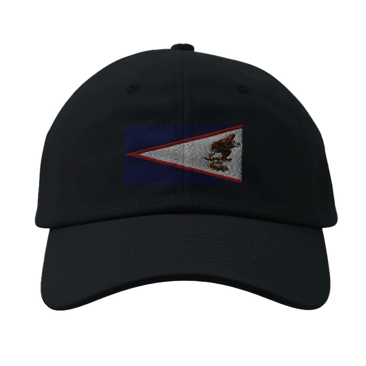 Casquette drapeau samoa américaines coton broderie durable
