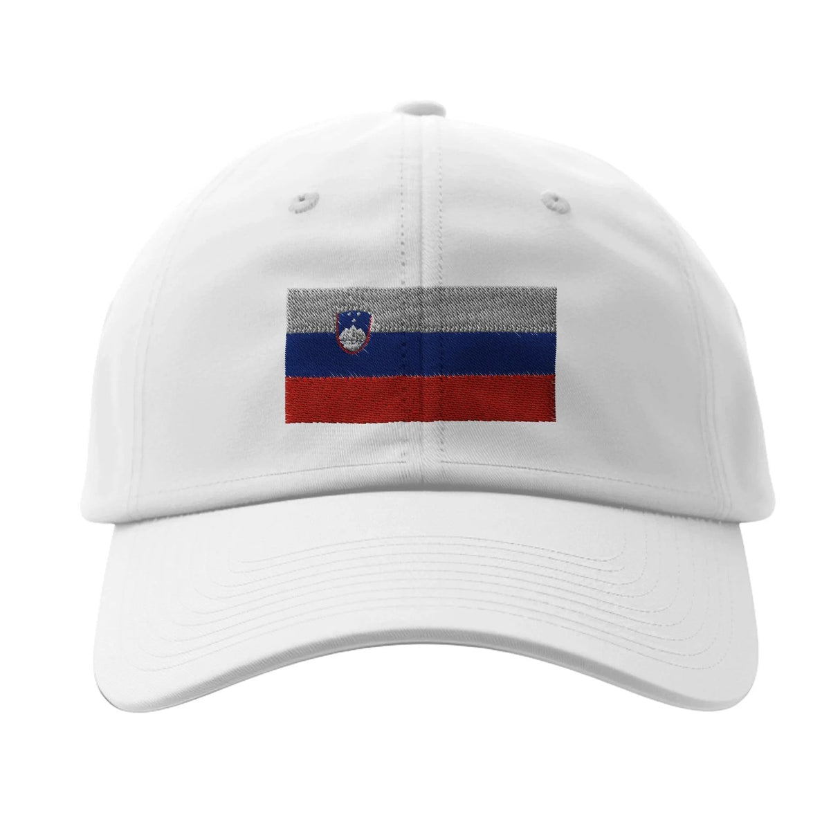 Casquette drapeau slovénie coton broderie design épuré