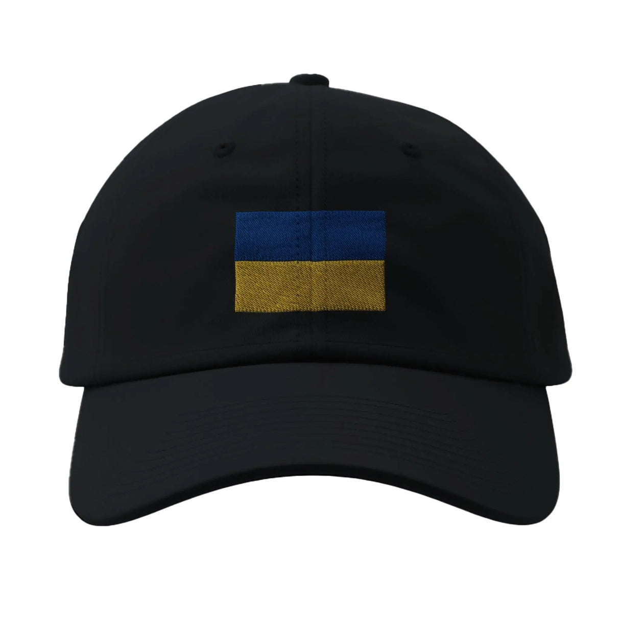 Casquette drapeau ukraine coton broderie matériau durable