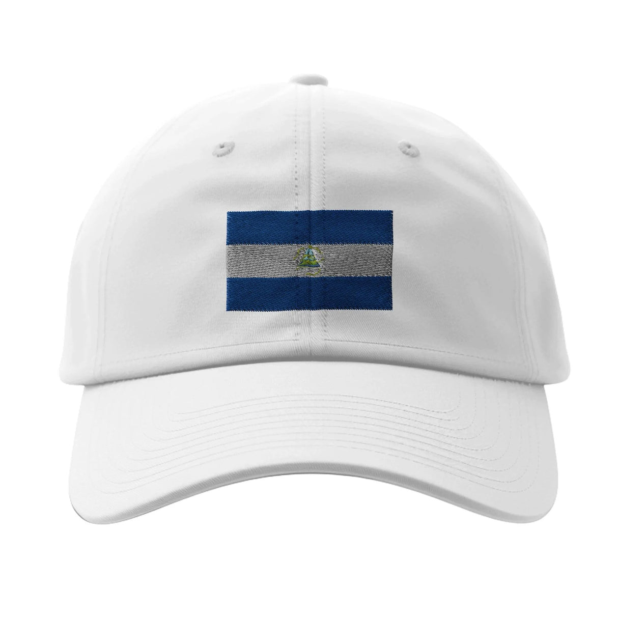 Casquette nicaragua coton brodé drapeau matériau durable