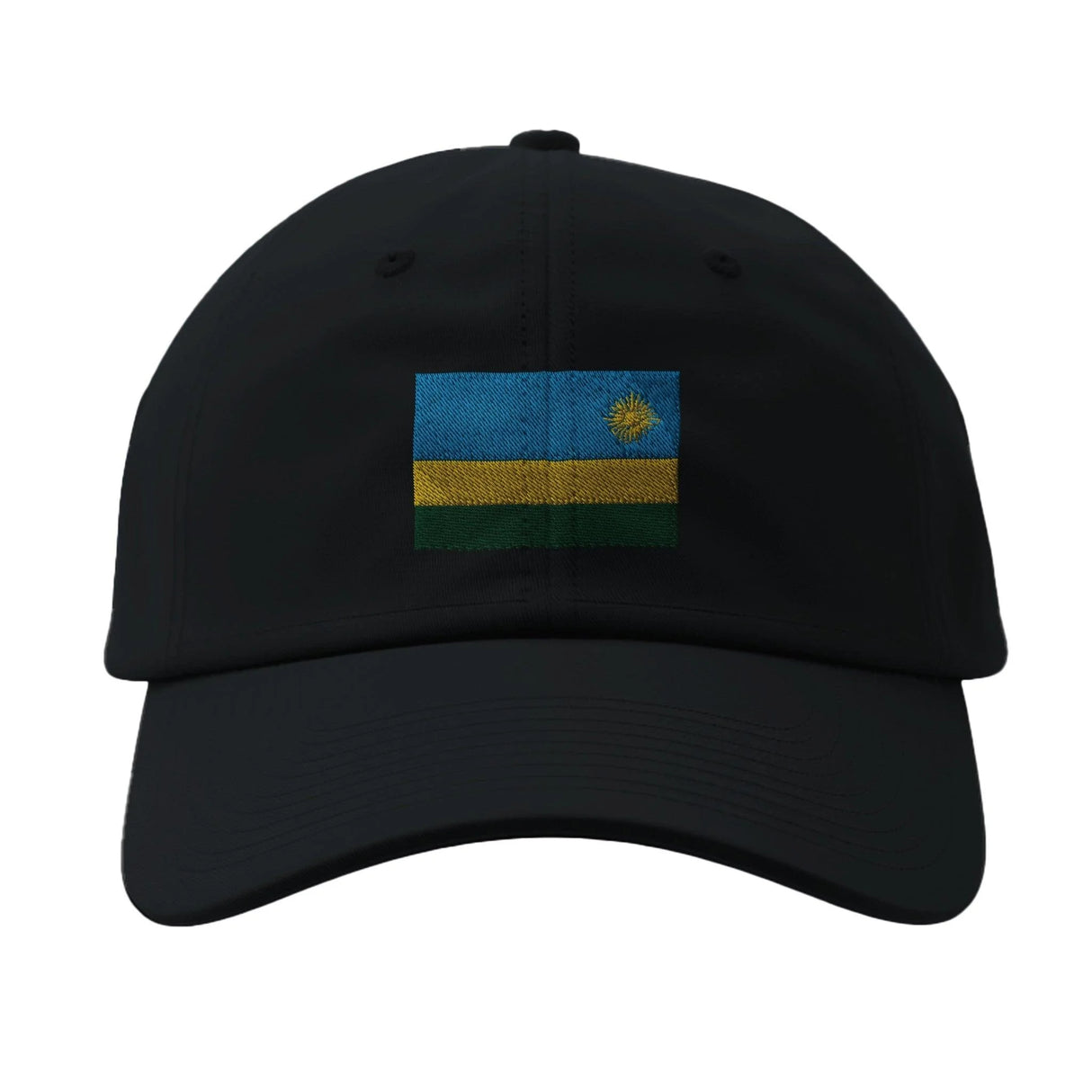 Casquette rwanda coton brodée couleurs vives durable